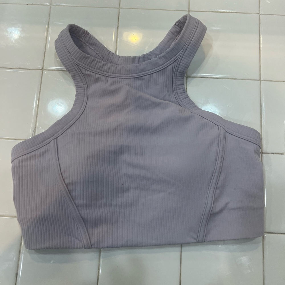 Lululemon lavender workout top size 4